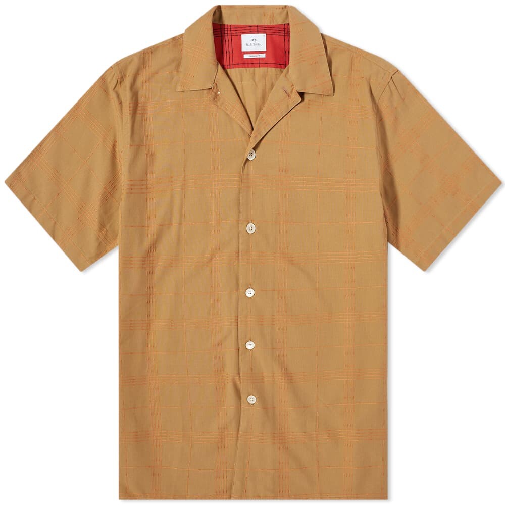 

Рубашка Paul Smith Check Print Short Sleeve Shirt