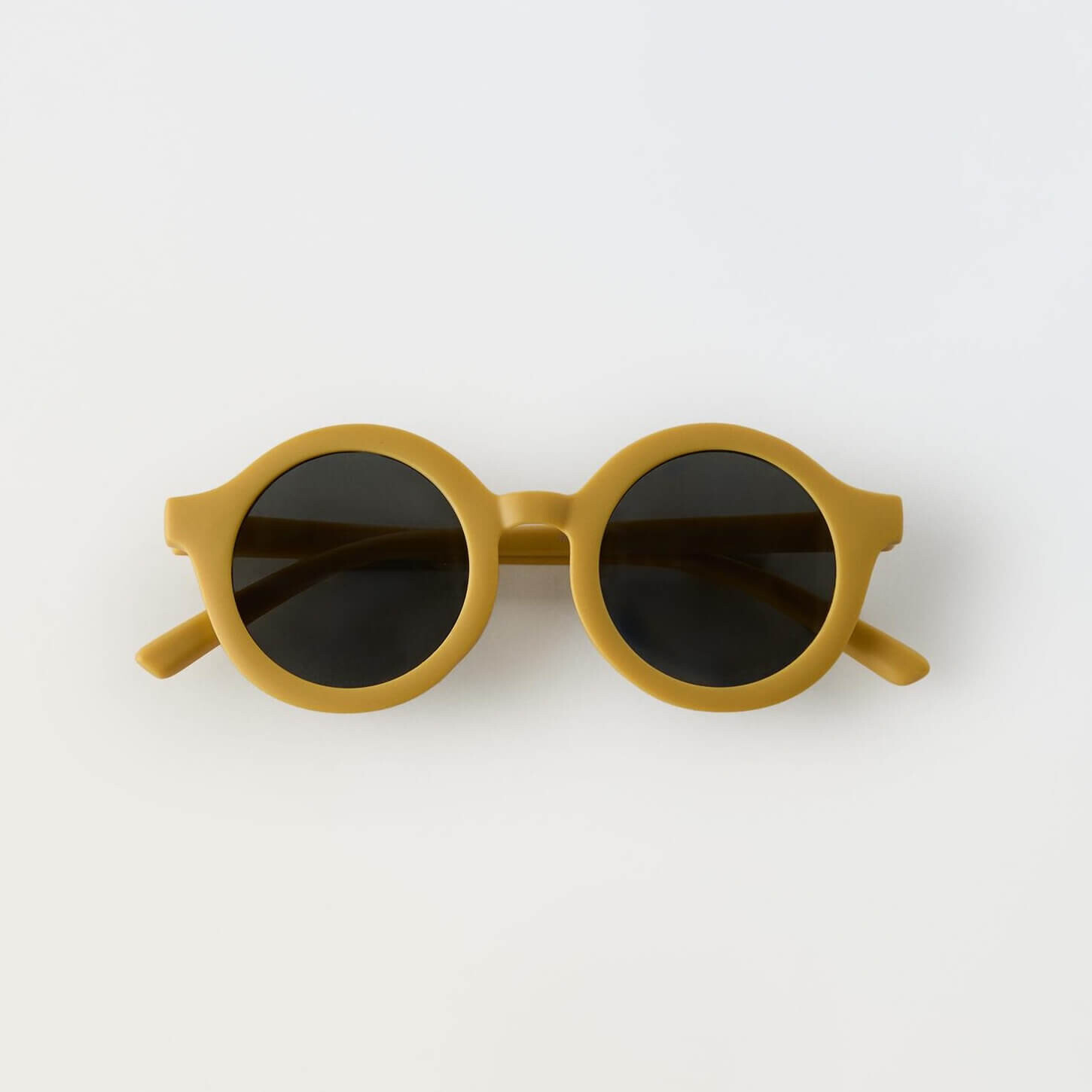 Солнцезащитные очки Zara Summer Camp Round Resin, желто-коричневый