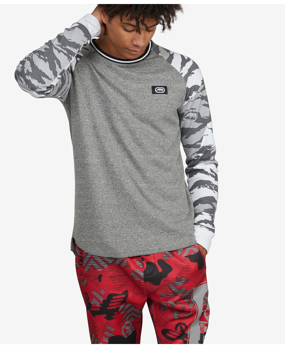 

Мужской термосвитер triple threat Ecko Unltd, серый
