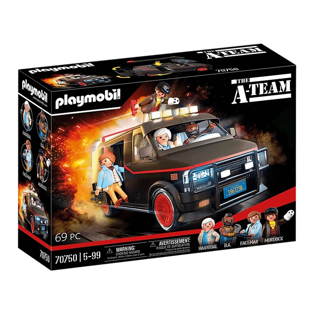 Конструктор Playmobil 70750 Автомобиль A-Team Van - фото