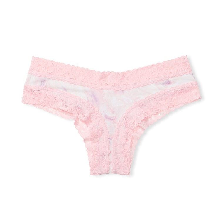 

Кружевные трусики Victoria's Secret Waist Cotton, розовый