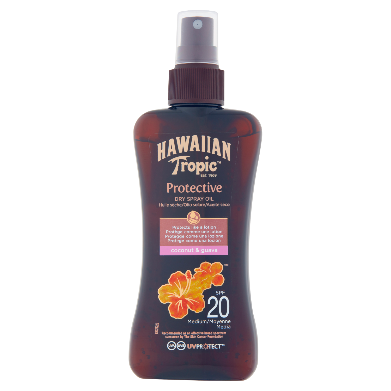 Hawaiian Tropic Protective масло-спрей для загара SPF20, 200 мл hawaiian tropic dark tanning масло для загара 236 мл