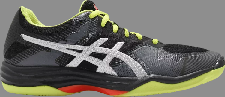 Лимитированные кроссовки gel tactic 'black yellow' Asics, черный - фото