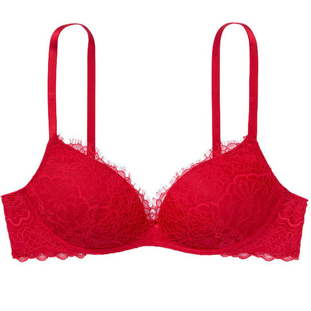 

Бюстгальтер на легкой подкладке Victoria's Secret Dream Angels Wireless, красный