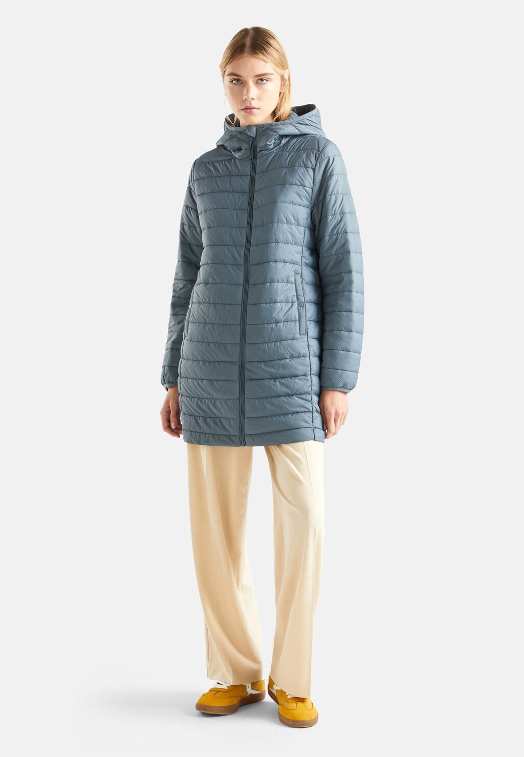 

Зимнее пальто United Colors of Benetton, серый