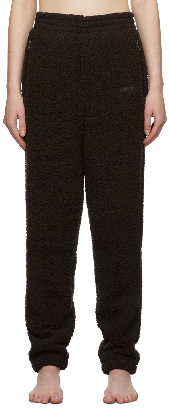 

Коричневые брюки для бега Teddy Jogger Lounge SKIMS, Коричневый