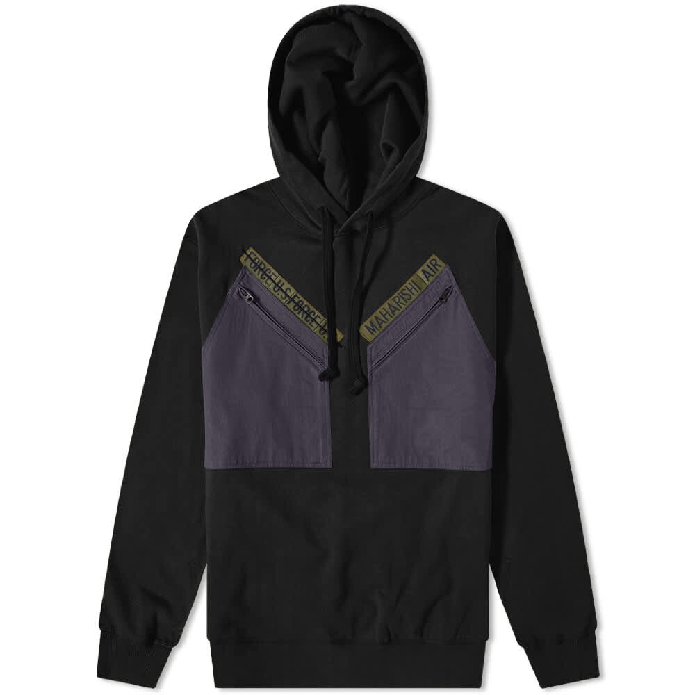 

Толстовка Maharishi Flight Hooded Sweat, Черный