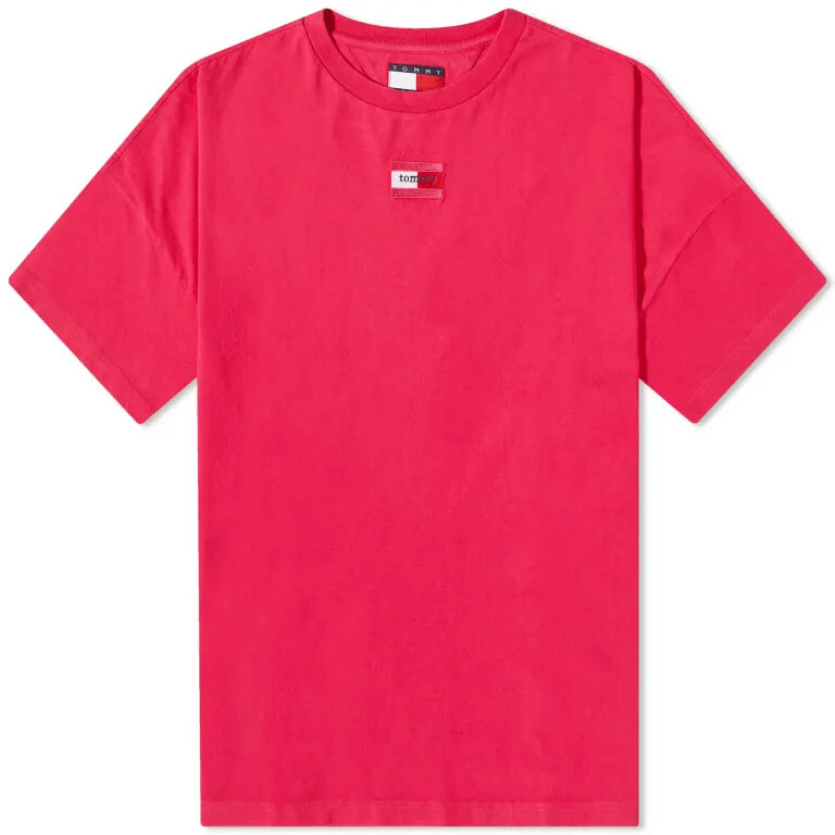 

Футболка Tommy Jeans Essentials, розовый