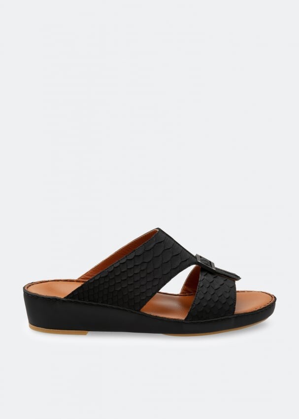 

Сандалии PRIVATE COLLECTION Python sandals, черный