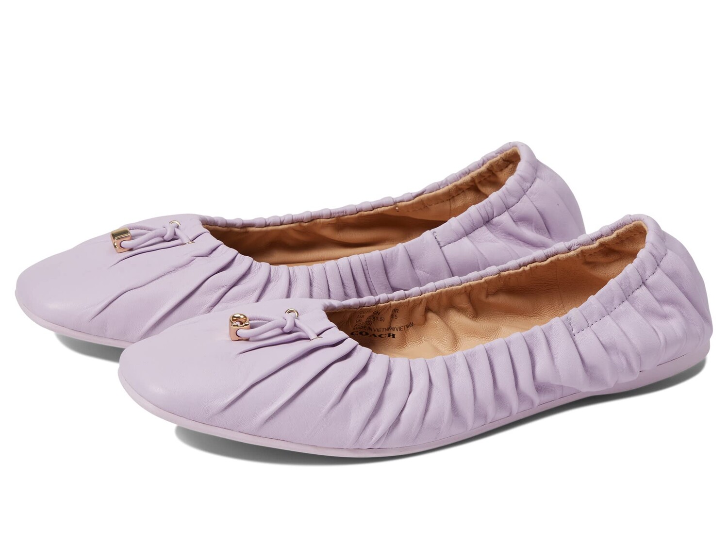 

Туфли COACH, Eleanor Leather Ballet Flats