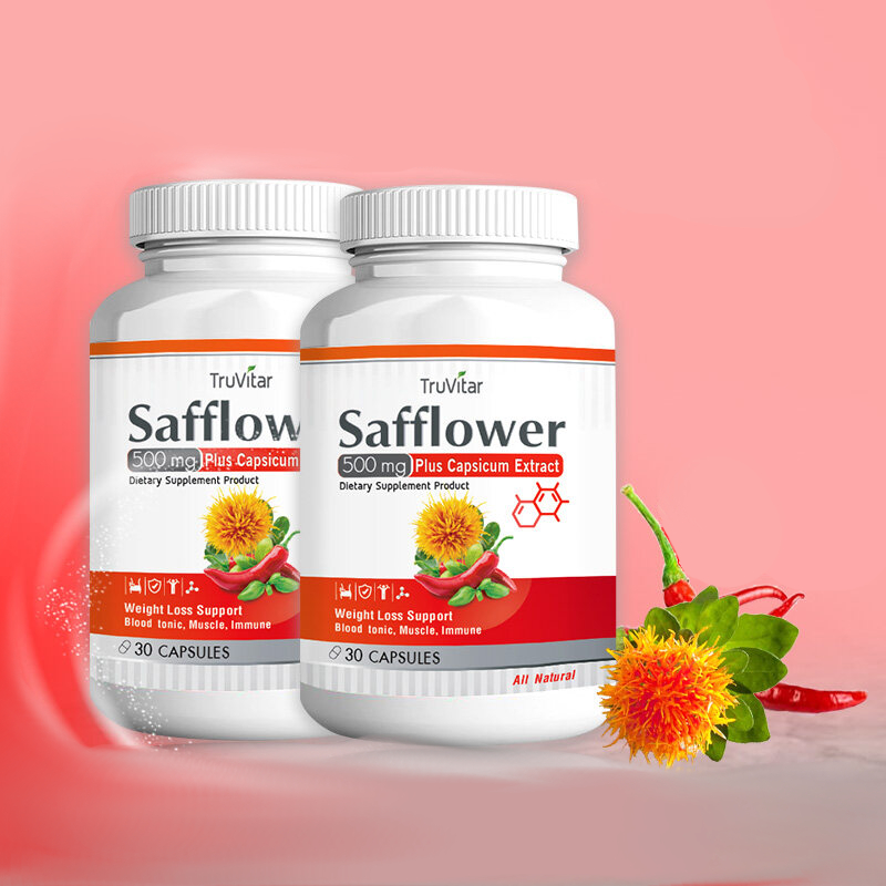 Пищевая добавка TruVitar Safflower Plus Capsicum Extract, 60 капсул