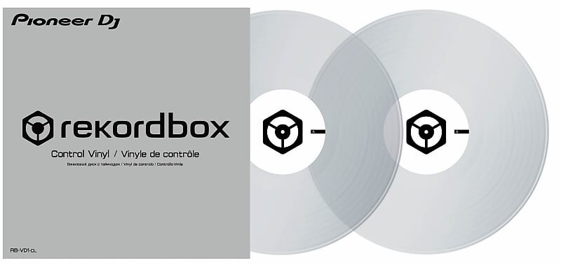 

Pioneer DJ RB-VD1-CL - контрольный винил для rekordbox DJ (пара, прозрачный) Pioneer RB-VD1-CL