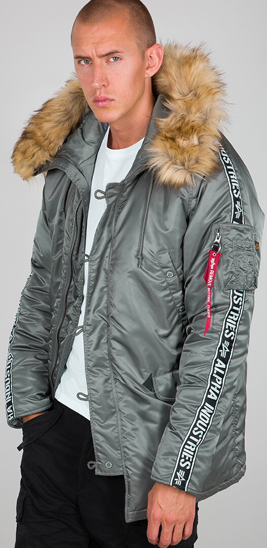 

Куртка Alpha Industries N-3B AI-Tape, серая