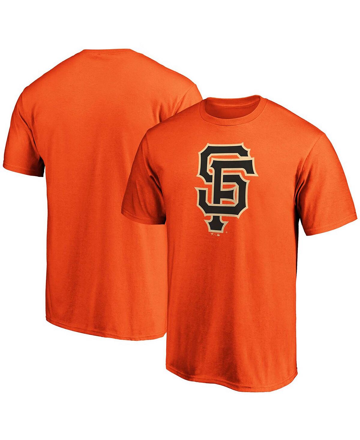 Мужская футболка orange san francisco giants с официальным логотипом Fanatics мужские камуфляжные шорты san francisco giants team pro standard
