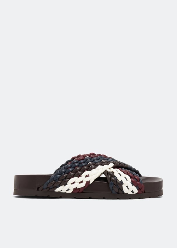 

Сандалии BOTTEGA VENETA Tarik flat sandals, синий