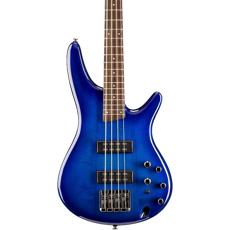 

Ibanez Soundgear SR370E 4-струнная электрическая бас-гитара — сапфирово-синий SR370ESPB Electric Bass