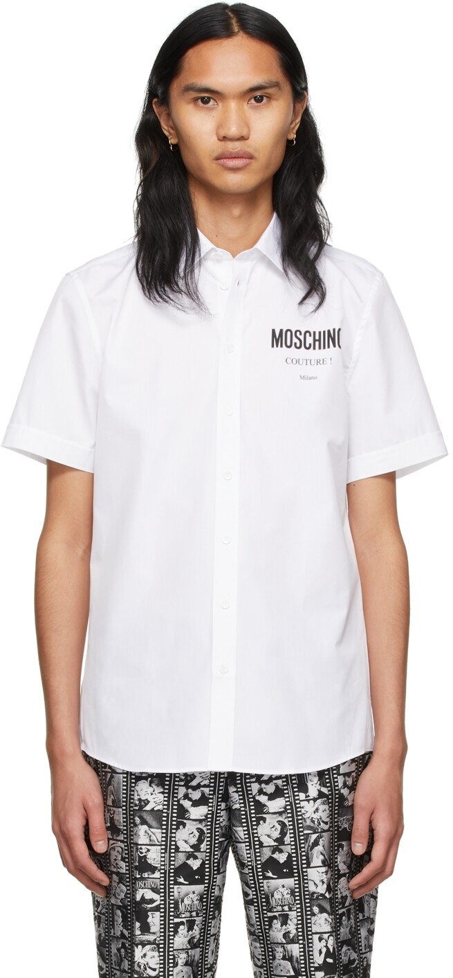 

Белая рубашка \Милан\"" Moschino