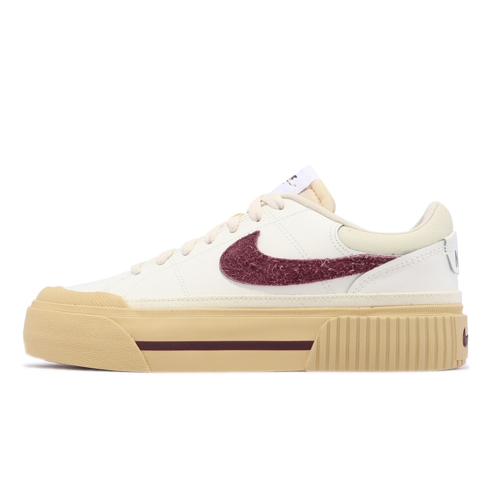 

Кроссовки Nike Wmns Court Legacy Lift, светло-бежевый/бордовый