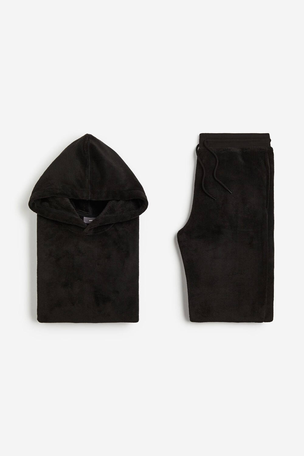 

Спортивный костюм H&M Relaxed Fit Fleece Set, черный