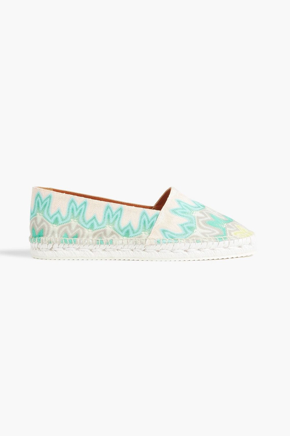 

Эспадрильи крючком MISSONI, бирюзовый