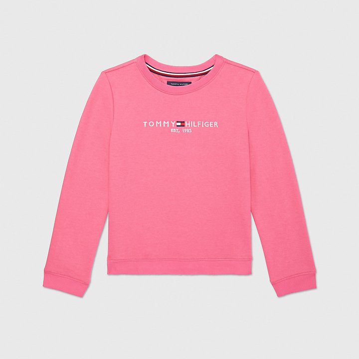 

Свитшот Tommy Hilfiger Kids' Logo, розовый