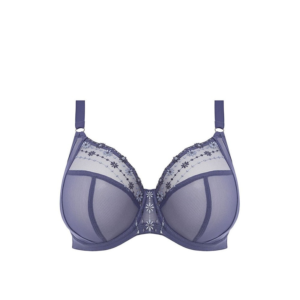 

Бюстгальтер на косточках Elomi Matilda Underwire Plunge, серо-синий
