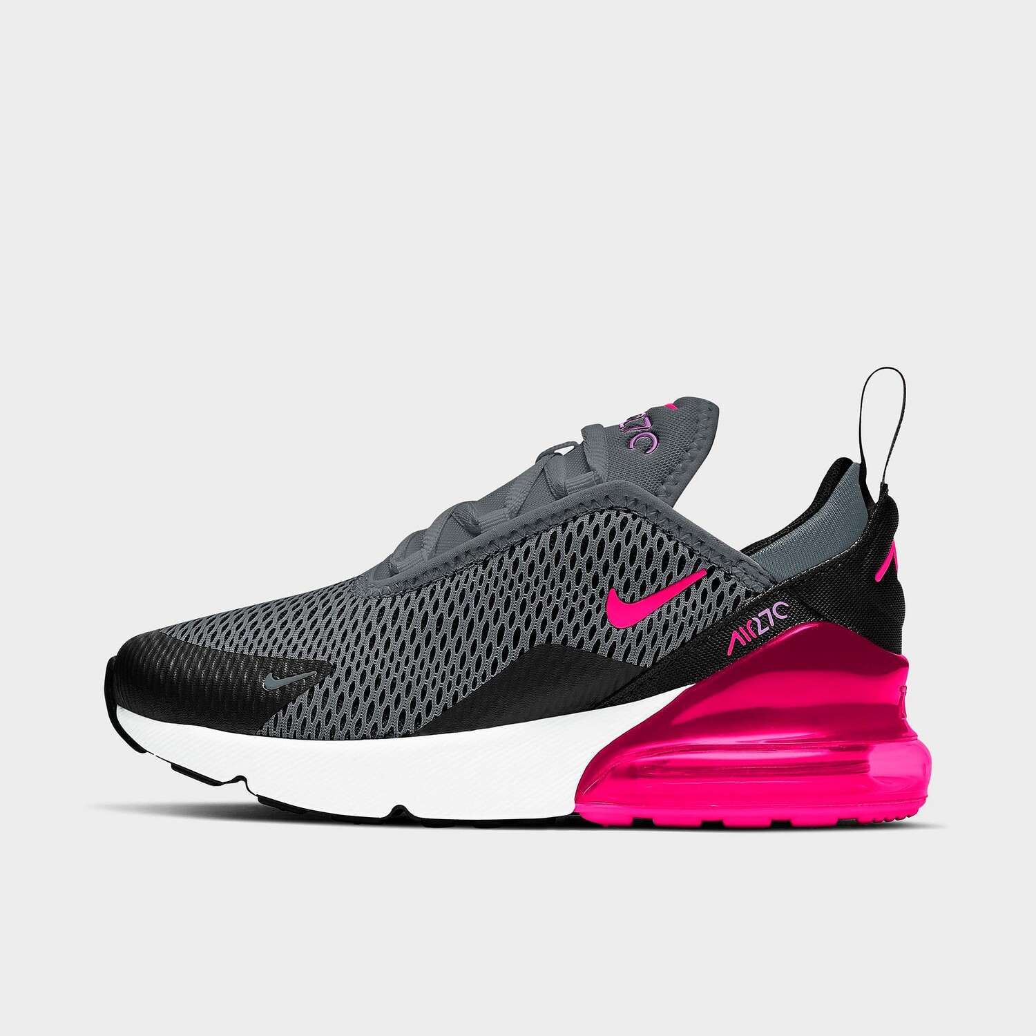 

Повседневная обувь Nike Air Max 270 для маленьких детей для девочек, серый