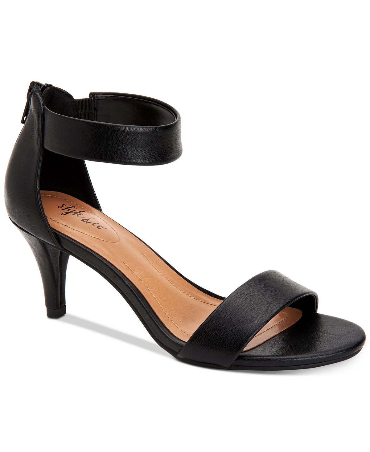 Двухсекционные модельные сандалии Paycee Style & Co, черный двухсекционные модельные сандалии paycee style