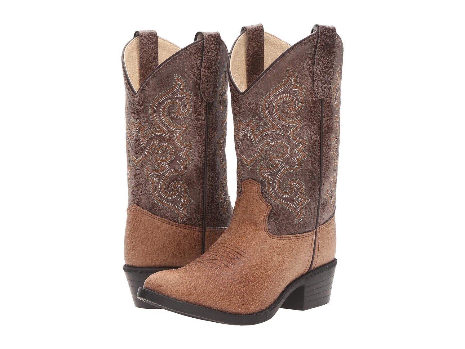 

Ботинки Old West Kids Boots J Toe Vintage (Toddler/Little Kid)
