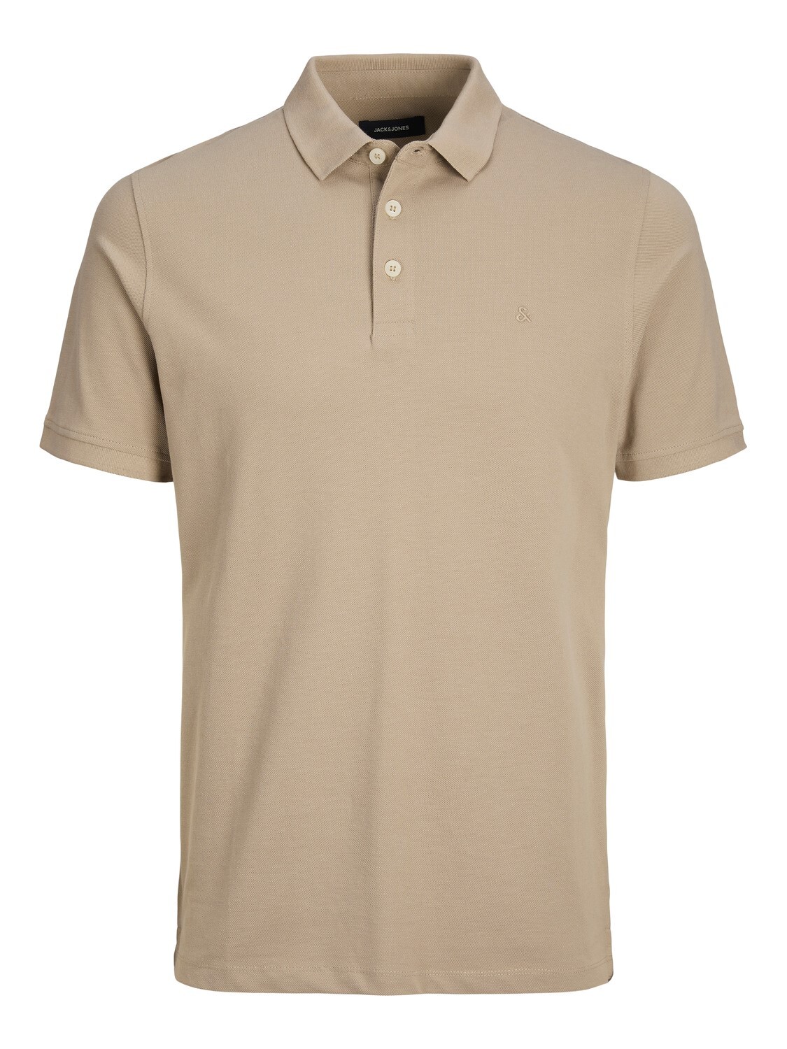 

Поло Jack & Jones Polo Shirt JJEPAULOS Sommer Hemd Kragen Pique Cotton, бежевый