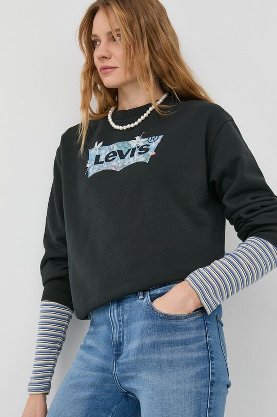 

Толстовка из хлопка Levi's, черный