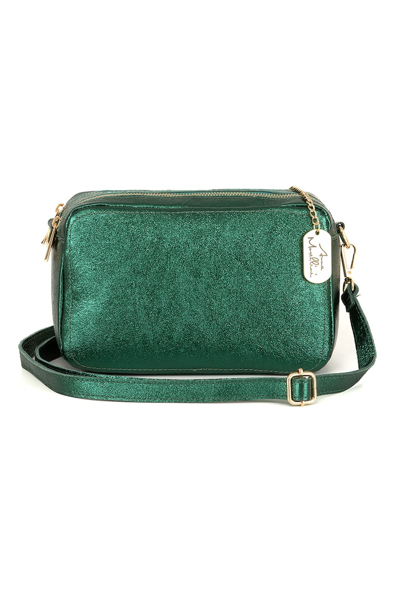 Кожаная сумка со съемной подвеской Anna Morellini, зеленый