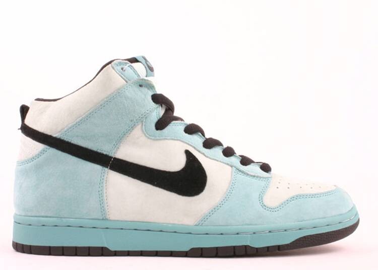 

Кроссовки Nike DUNK HIGH SB 'SEA CRYSTAL', зеленый