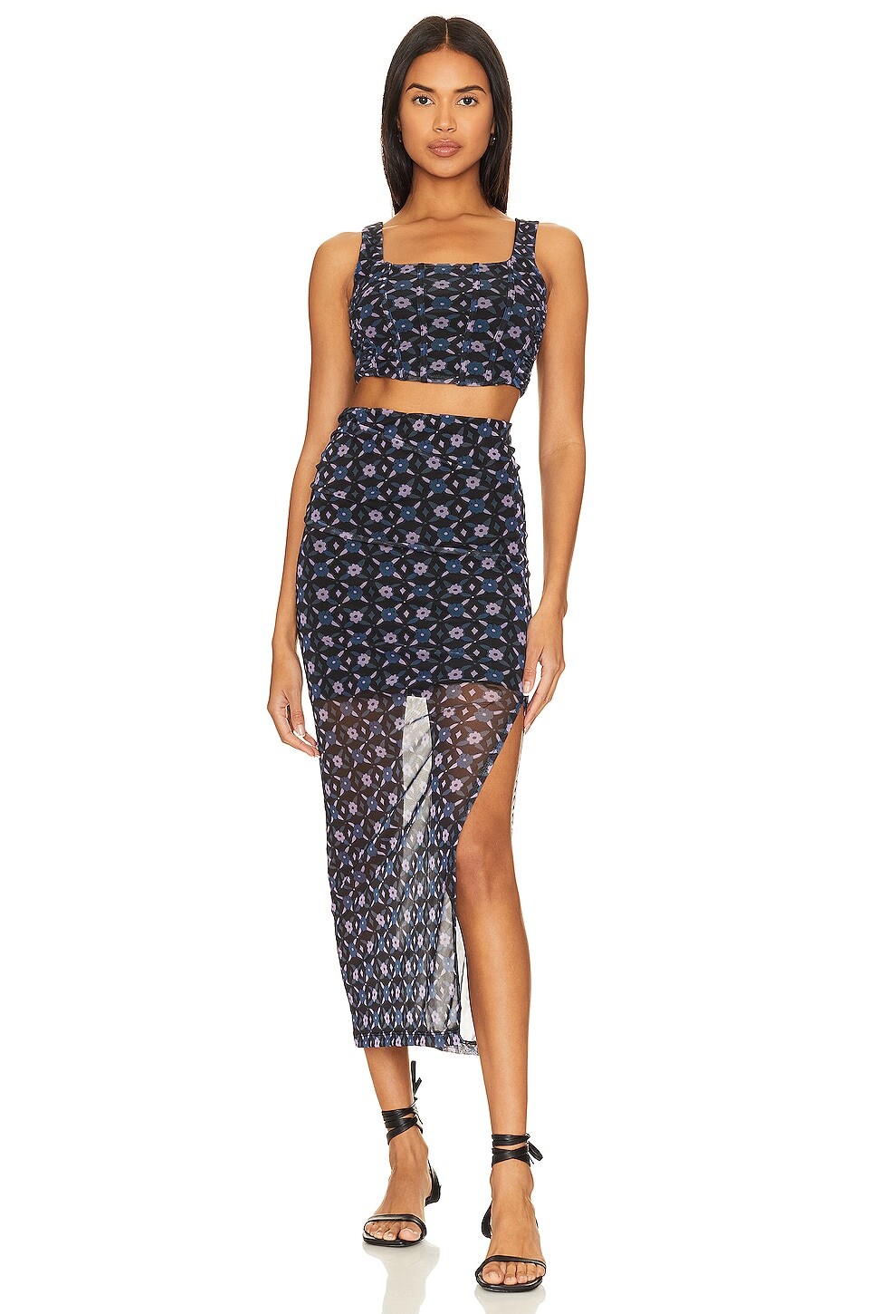 

Корсет Free People Galaxy, цвет Night Sky Combo