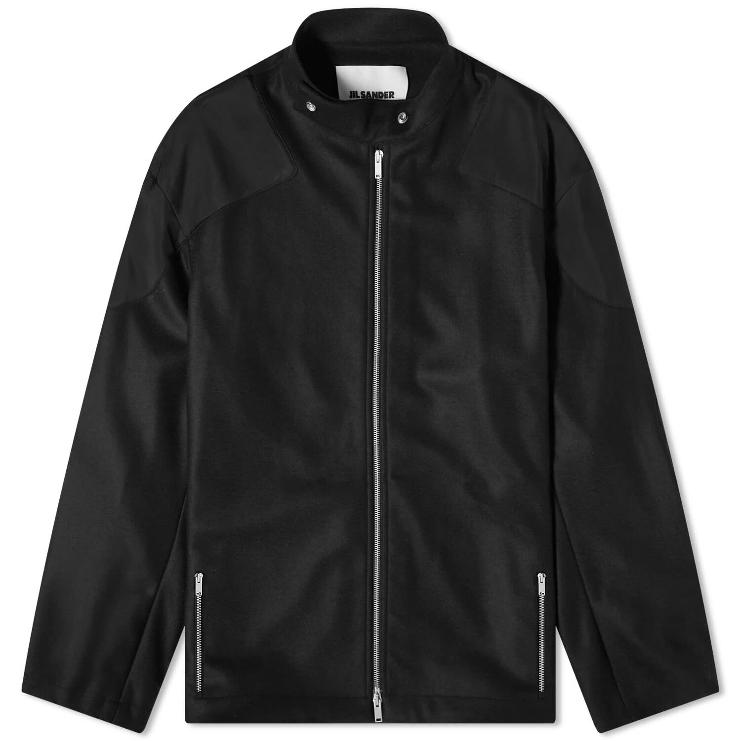 

Куртка Jil Sander Mock Neck Zip, черный