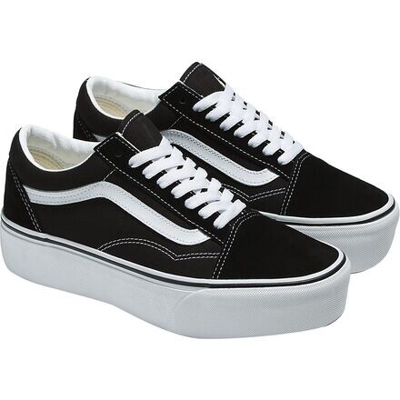 

Кроссовки Old Skool Stackform женские Vans, цвет Black/True White