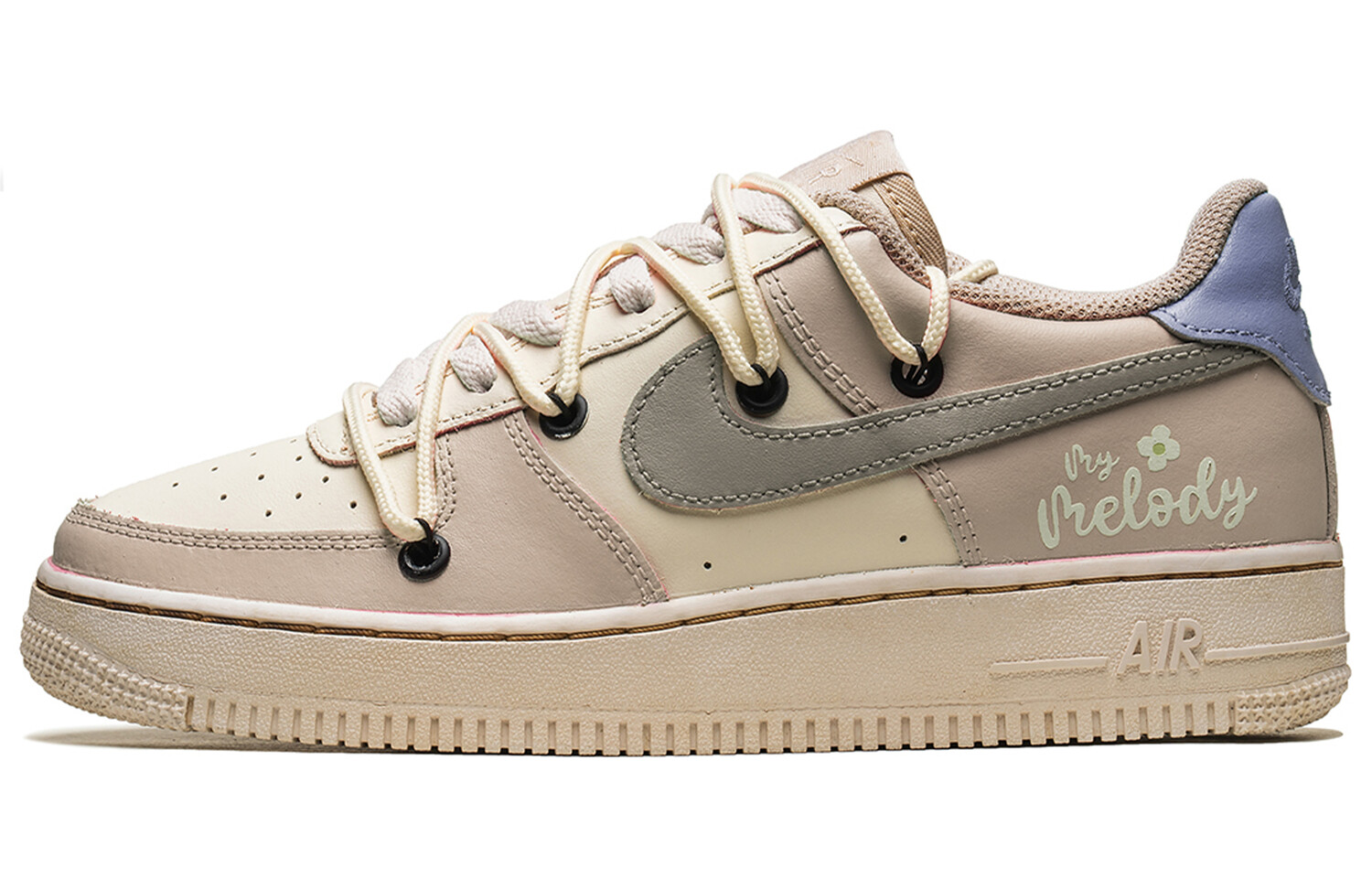 

Кроссовки Nike Air Force 1 Skateboarding Shoes Women's Low-top Beige/White, цвет Off White