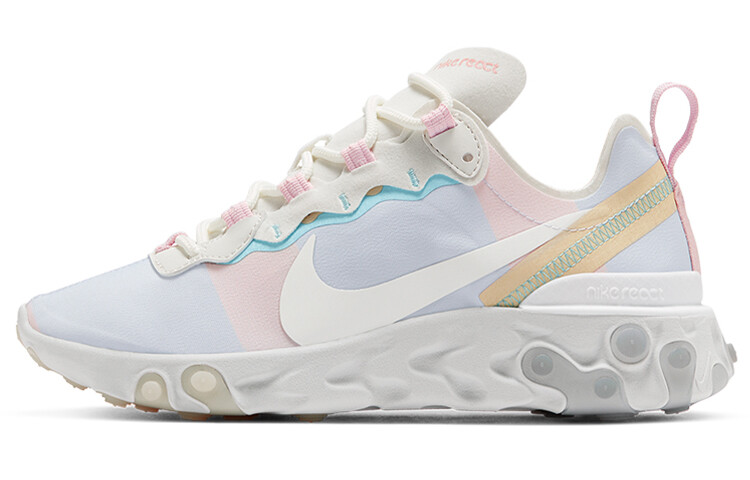 

Nike React Element 55 Женские кроссовки Голубой Розовый