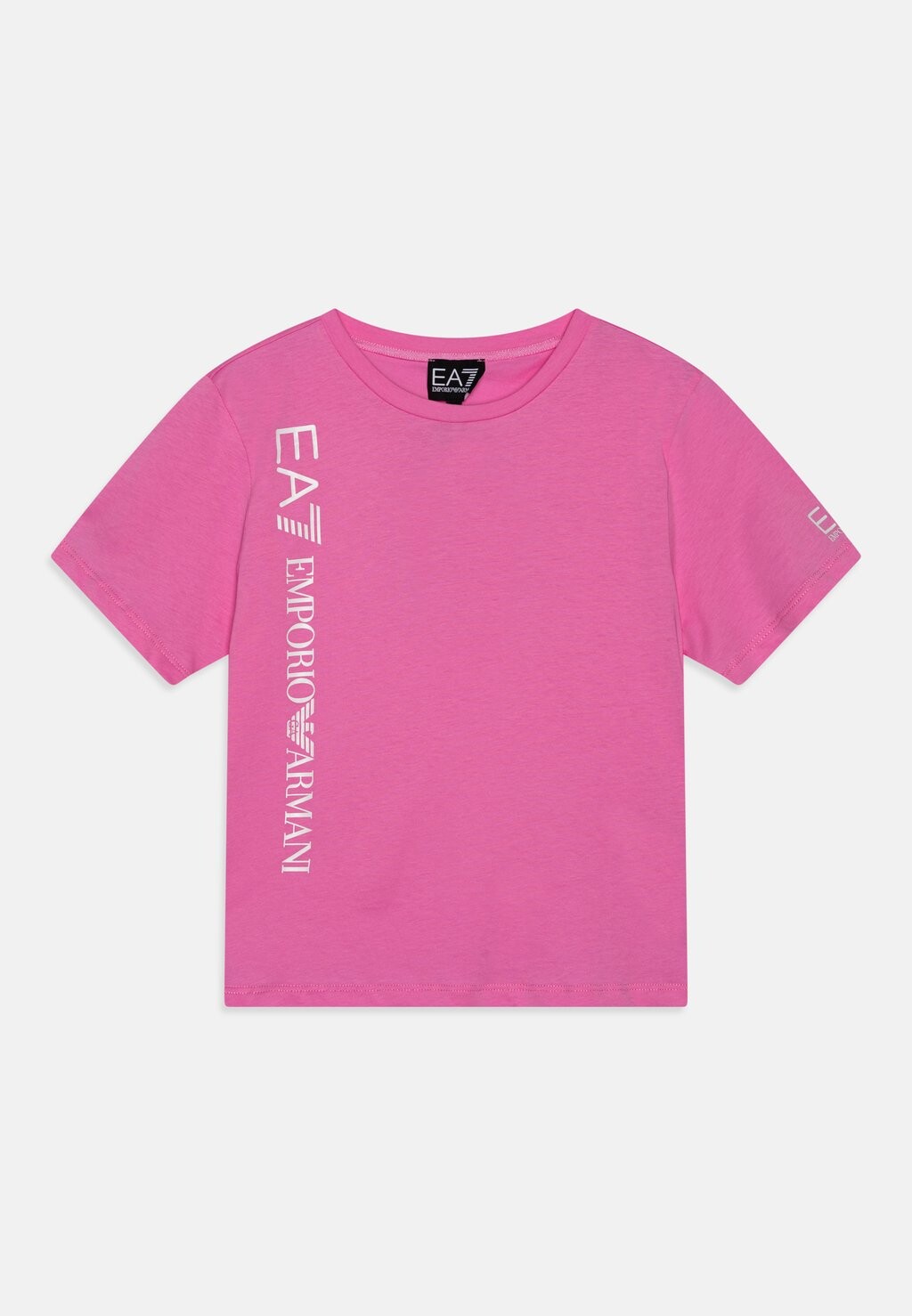 

Футболка с принтом EA7 Emporio Armani, цикламен