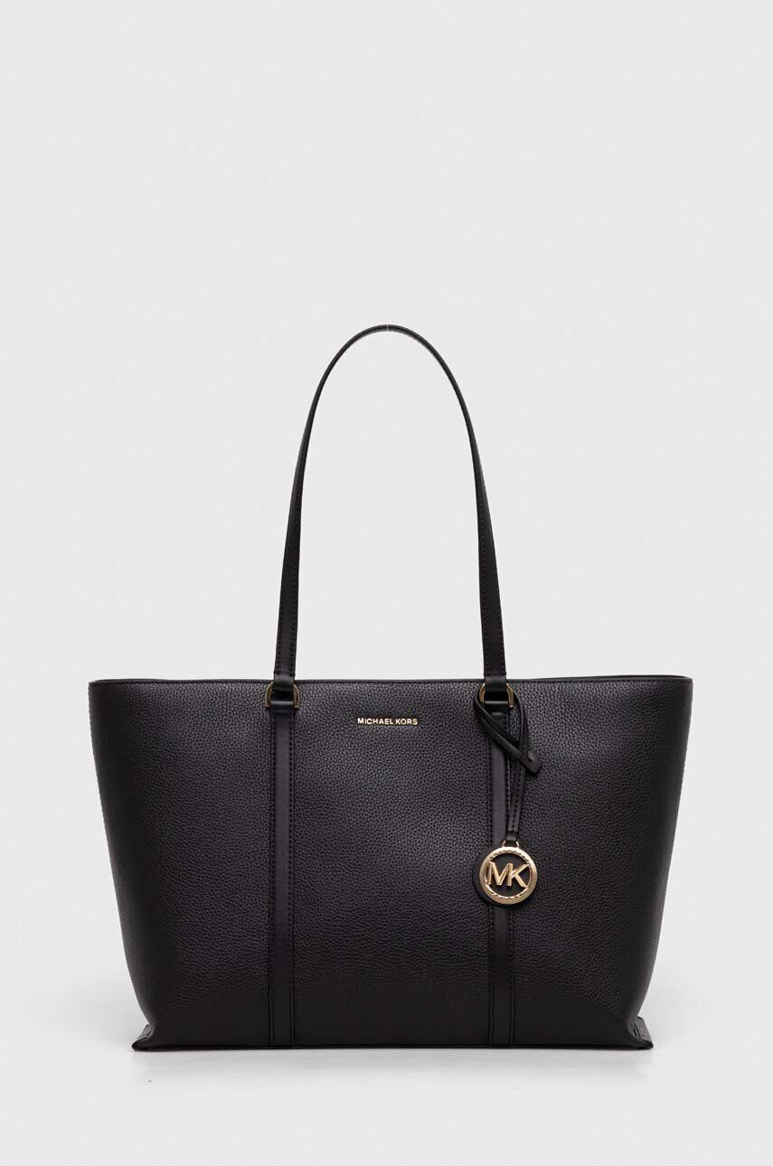 

Кожаная сумка MICHAEL Michael Kors, черный