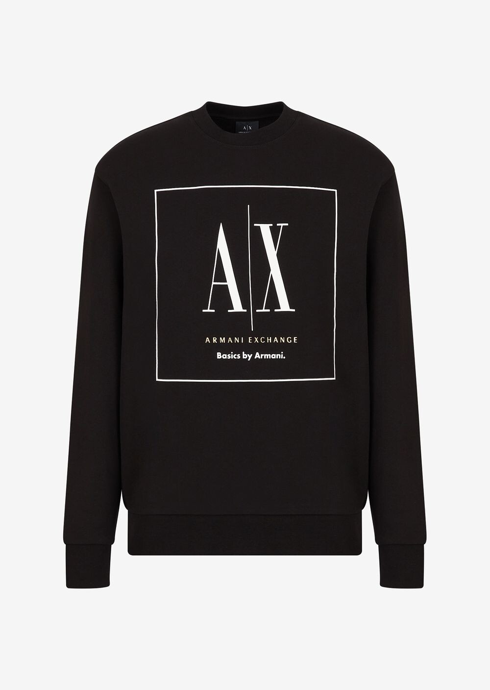 

Толстовка без капюшона Armani Exchange, черный
