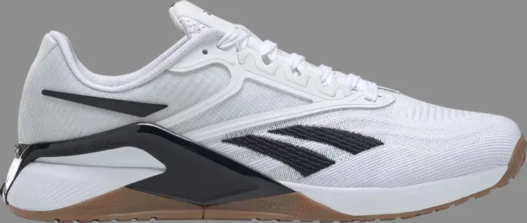

Кроссовки nano x2 'white black gum' Reebok, белый