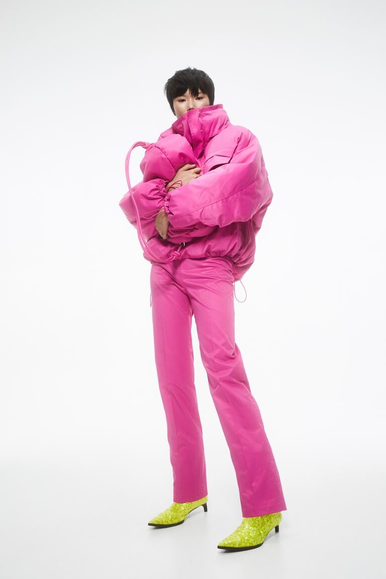 

Нейлоновые штаны H&M, фуксия, Розовый