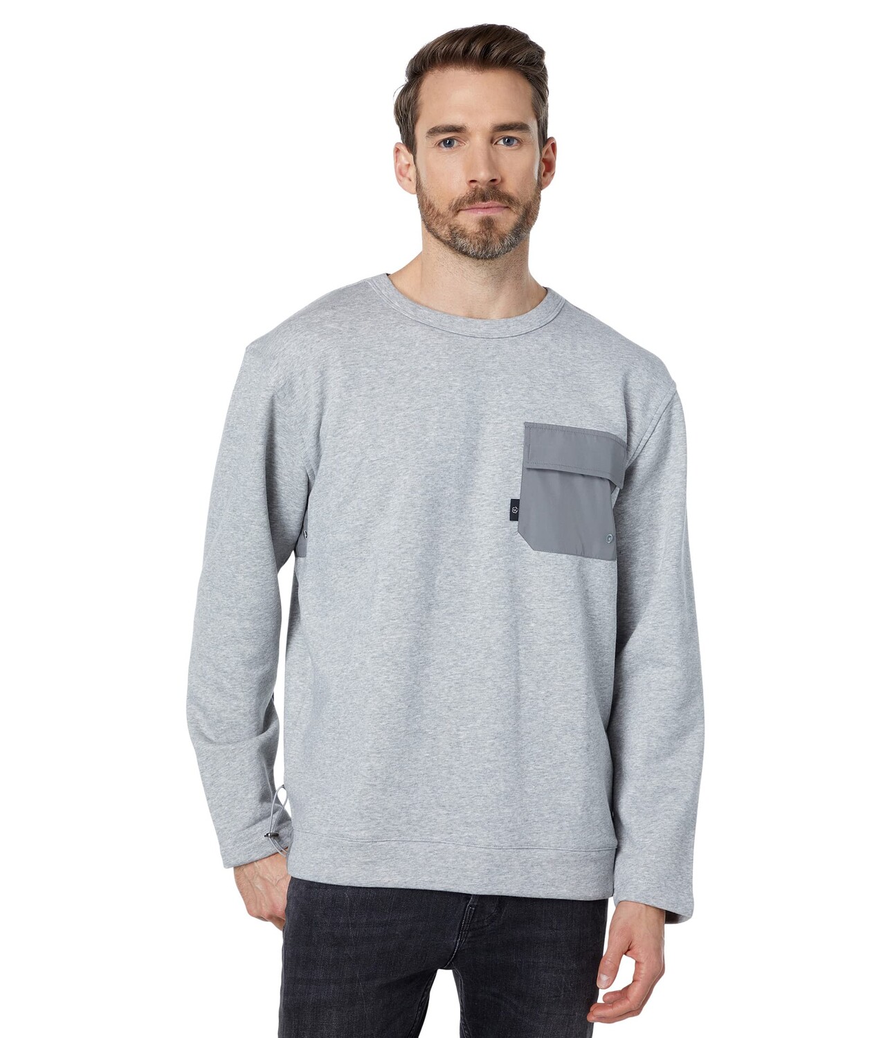 

Худи Ted Baker, Birchin Sweatshirt with Pocket, Серый