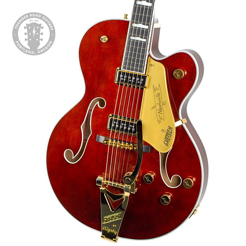 Электрогитара G6120TG-DS Players Edition Nashville Hollow Body w/Gold Hardware Vintage Walnut электрогитара gretsch g6120tg ds player s edition nashville