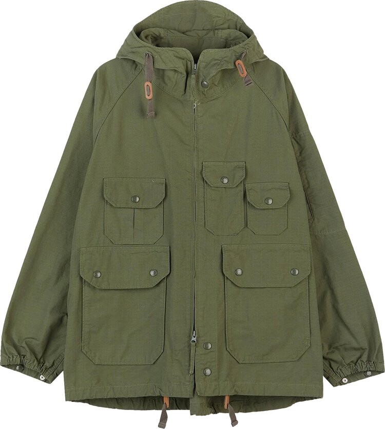 

Парка Engineered Garments Ripstop Atlantic Parka Olive, зеленый