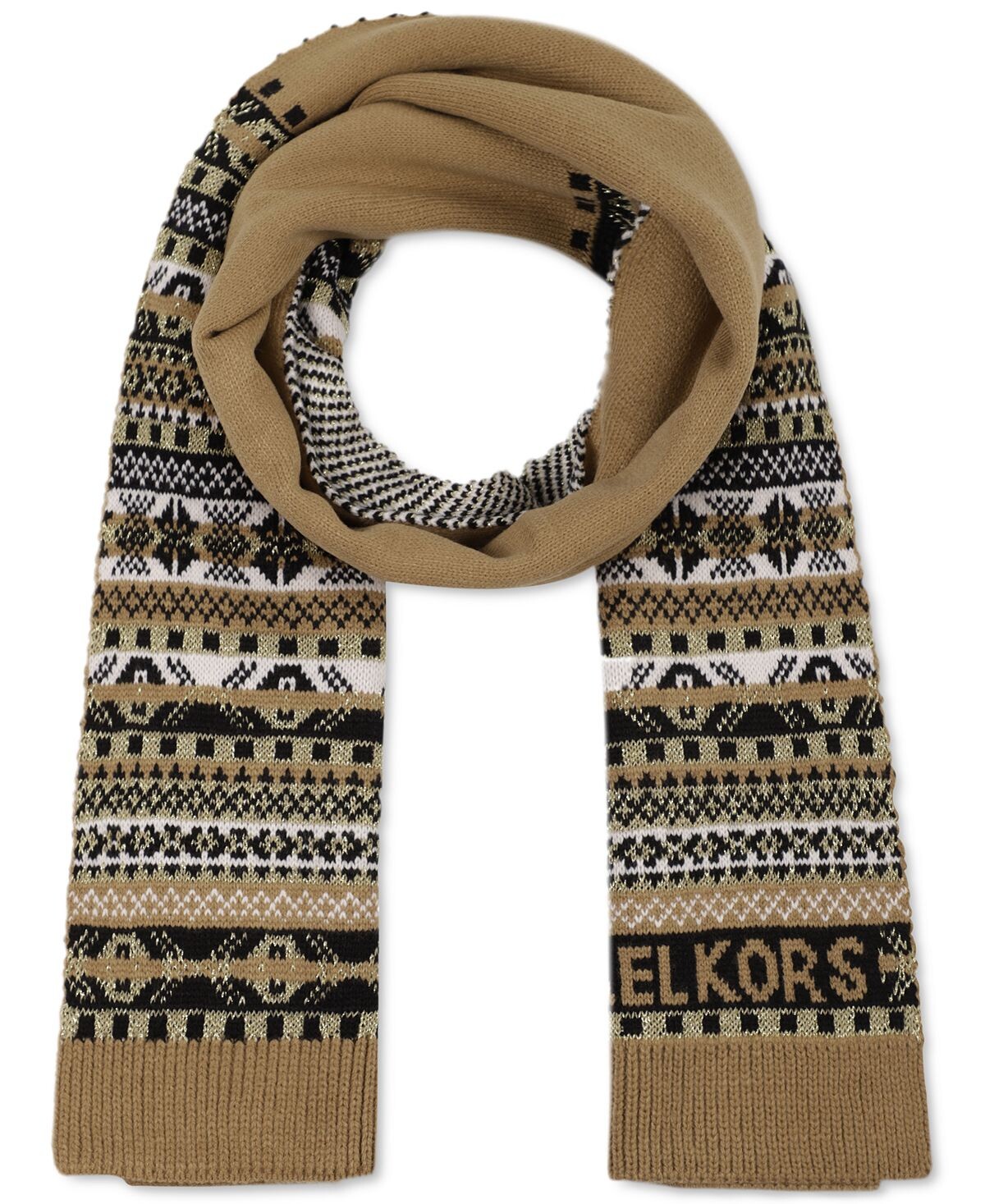 

Длинный металлический шарф fair isle Michael Kors, мульти