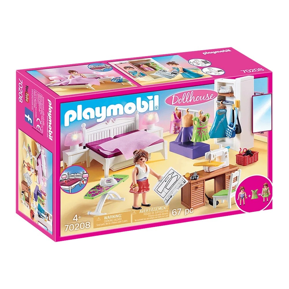 Конструктор Playmobil 70208 Спальня с уголком для шитья - фото