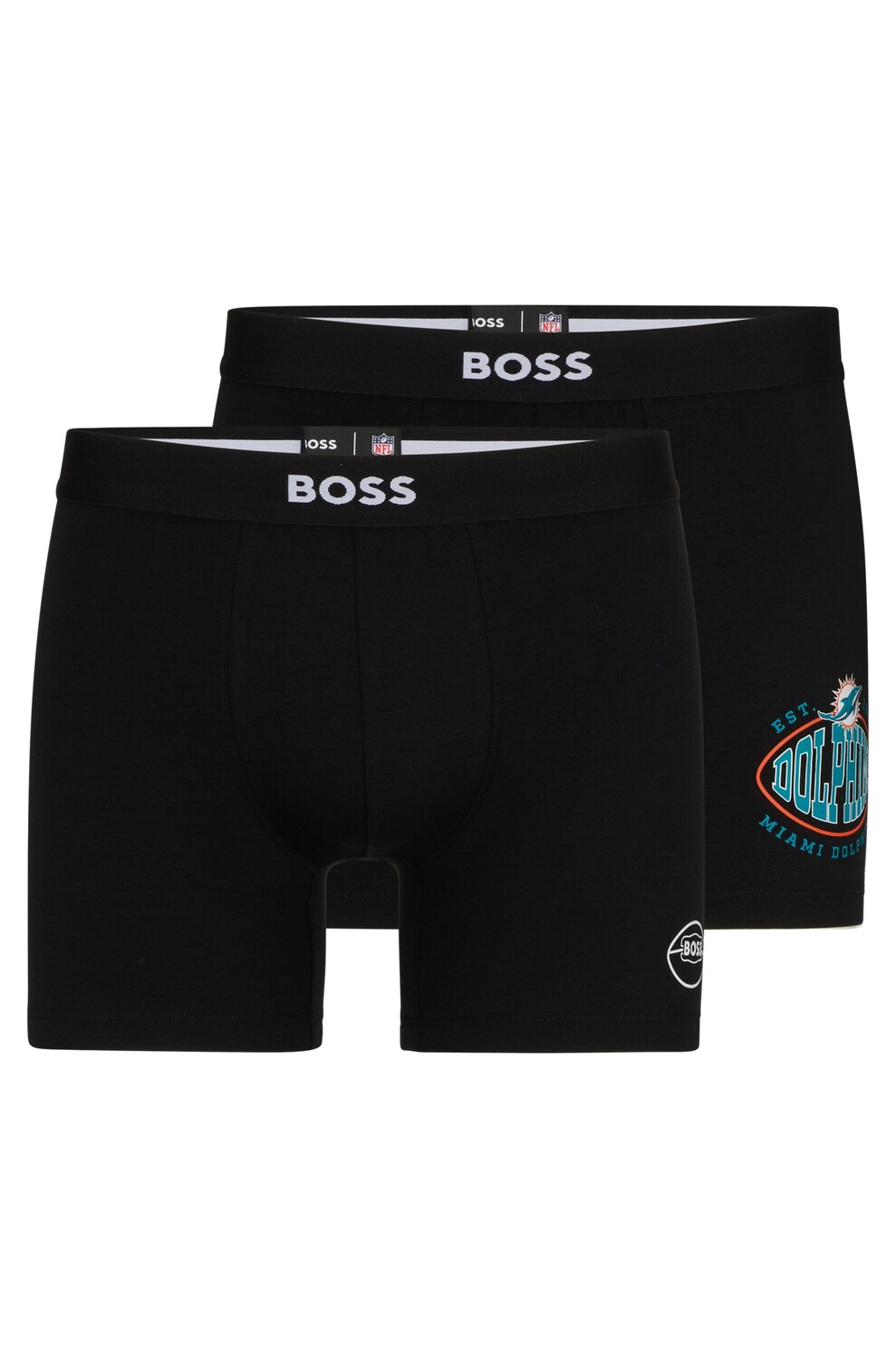 

Комплект боксеров Boss X Nfl Briefs With Collaborative Branding, 2 предмета, Dolphins