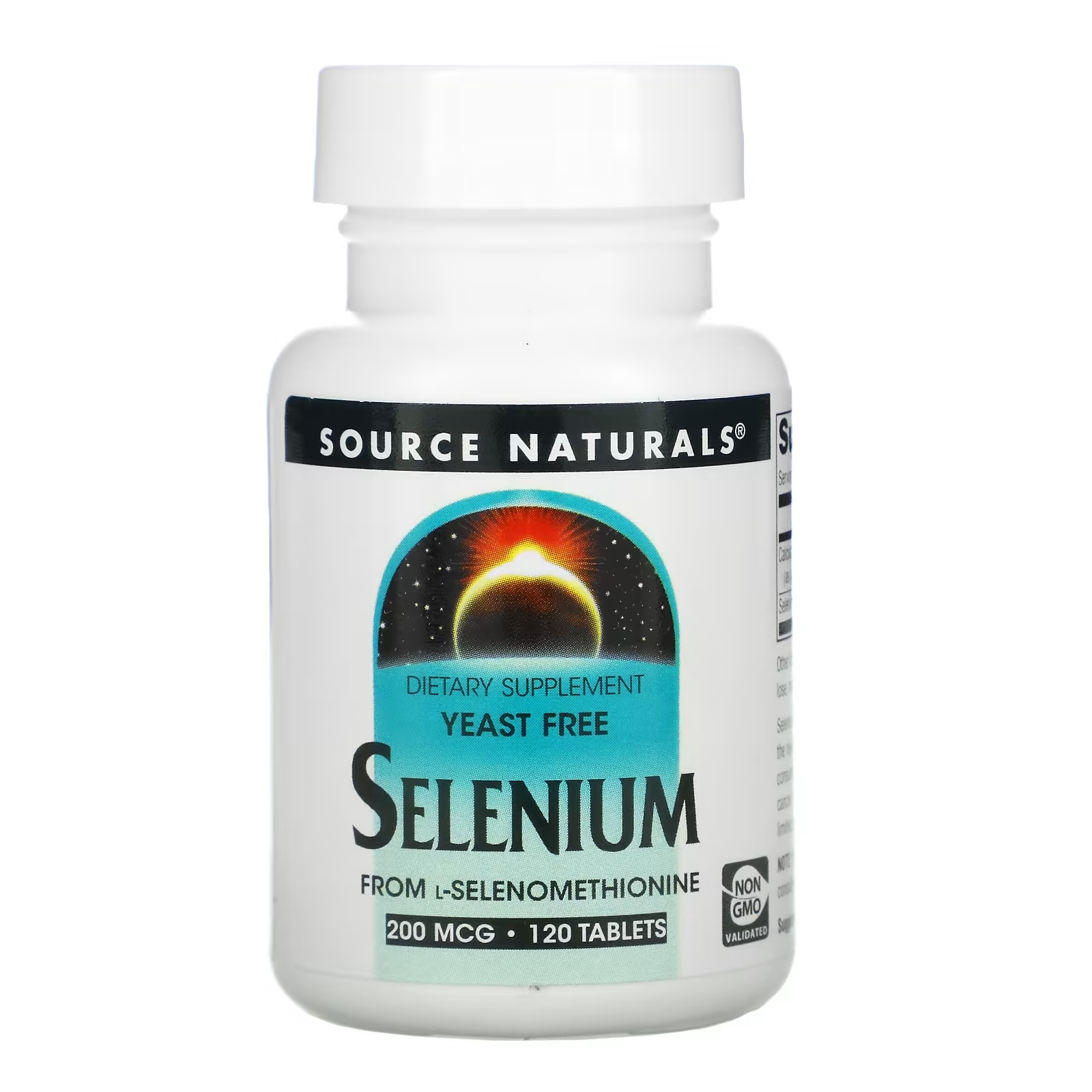 Source Naturals селен из L-селенометионина 200 мкг, 120 таблеток source naturals селениум 200 мкг 120 таблеток